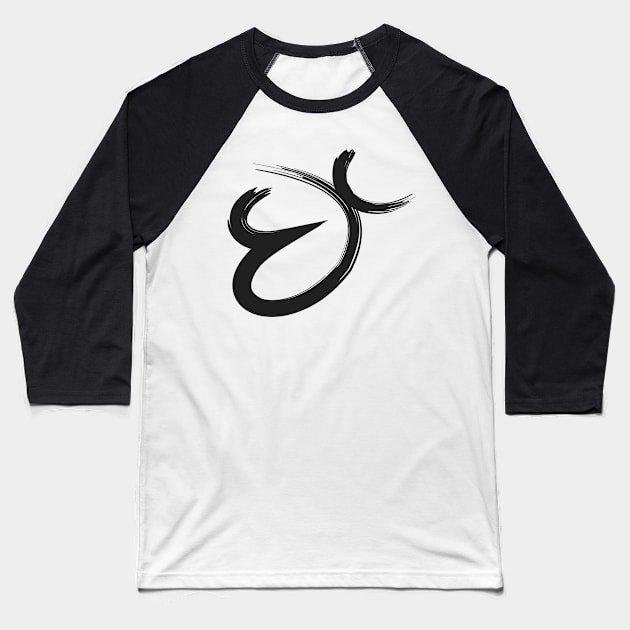 Nirrti Symbol Paint Stroke Baseball T-Shirt by shellysom91